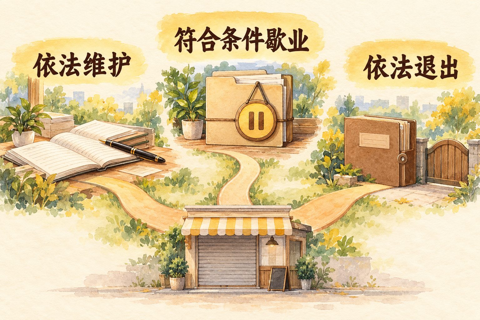公司暂时不经营，可以不注销吗？